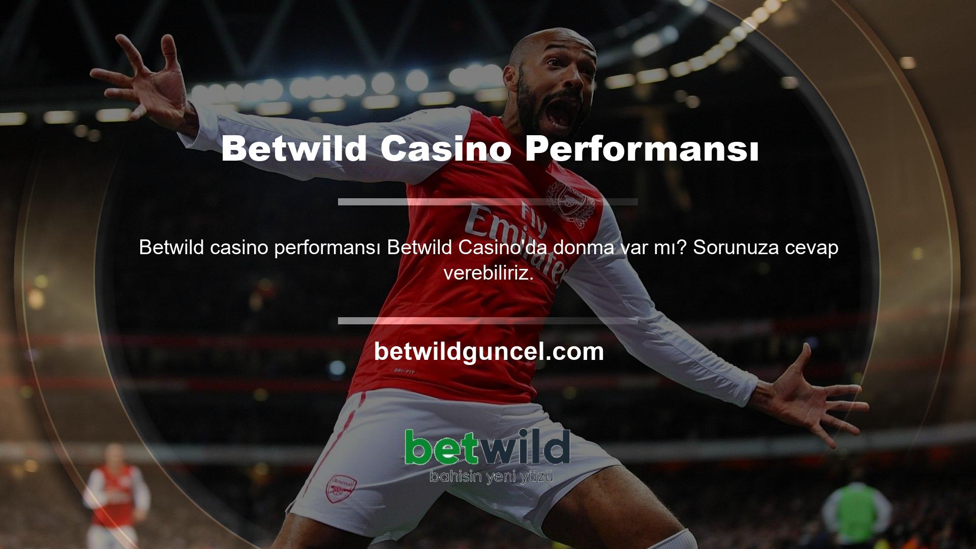 Oyunlarınızı sitede kolayca düşük kaliteli herhangi bir akıllı cihazda oynayabilirsiniz